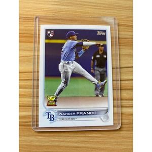 2022 Topps Factory Sets Bonus Rookie Variations #215 Wander Franco Tampa Bay Ray